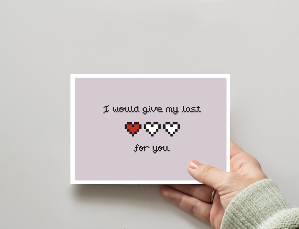 LovenauDesign Valentinstagskarte Gaming