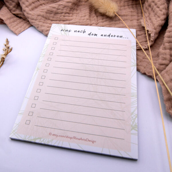 To-Do-Liste Block | eins nach dem anderem – Bild 3