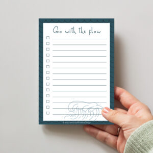 LovenauDesign To-Do Block Go with the flow