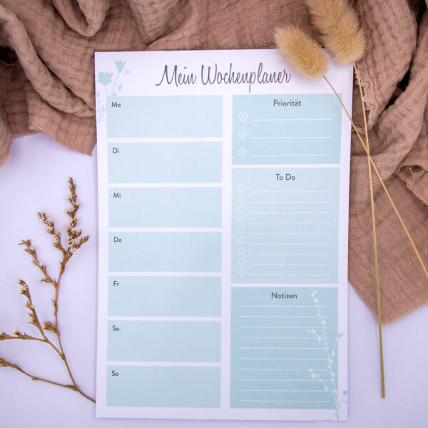 LovenauDesign Wochenplaner Flora