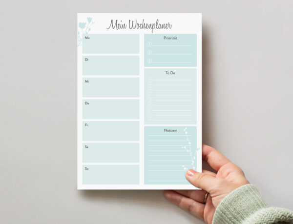 LovenauDesign Wochenplaner Flora