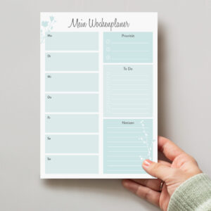 LovenauDesign Wochenplaner Flora