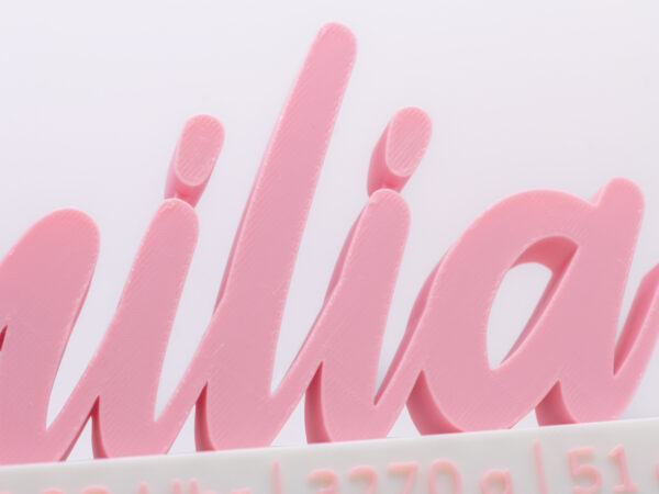 Namensschild Baby 3D Kinderzimmer personalisiert LovenauDesign